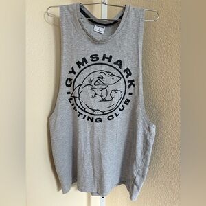 GymShark Legacy Drop Arm Tank in Grey - Size S